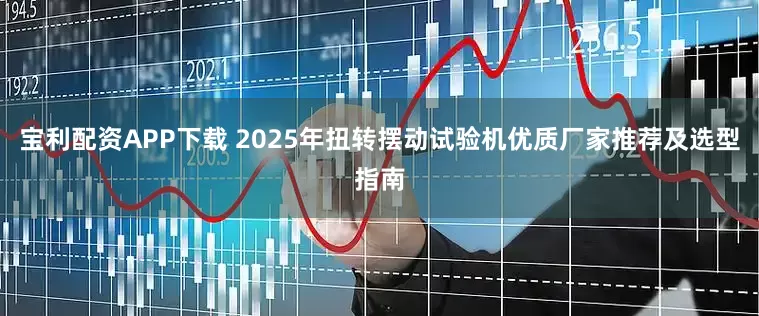 宝利配资APP下载 2025年扭转摆动试验机优质厂家推荐及选型指南